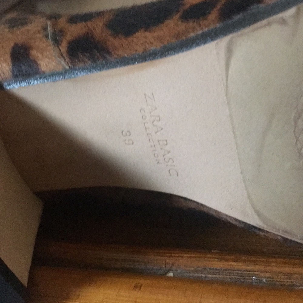 New Zara Leopard Booties - Picture 5 of 8